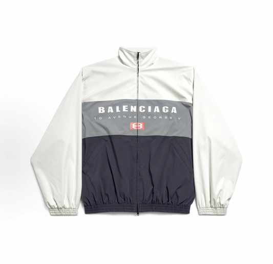 Balenciaga Tri‑Color Block Track Jacket
